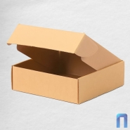 Картонная коробка 250х250х100 мм (самосборная, Т23, профиль В, бурая)